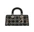 Medium Lady D-Joy, £1,200, Handbags, Black, Satin, Front view